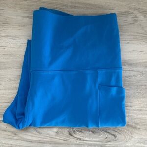 Athleta Salutation Stash High Rise 7/8 Legging Ultramarine size M